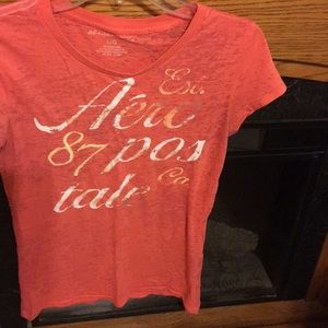 Aeropostale Tops - Aeropostale, Orange print, Short sleeve T-shirt Aeropostale Tops - Aeropostale, Orange print, Short sleeve T-shirt